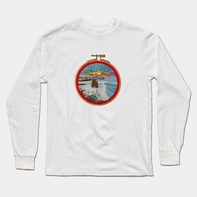 Iceland Love Long Sleeve T-Shirt by RONembroidery